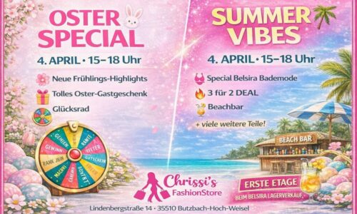 Oster-Event-Samstag in Chrissi’s FashionStore